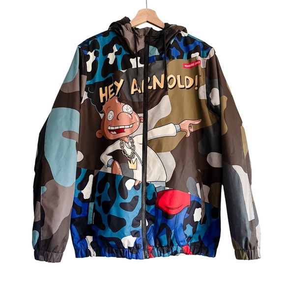 Hey Arnold! Members Only Jacket Nickelodeon Collaboration Men’s Medium - Picture 5 of 5